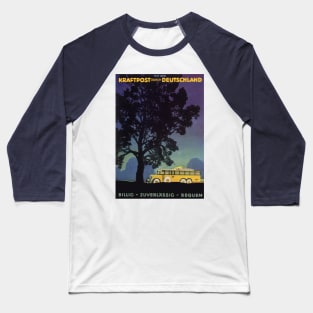 Vintage Travel Poster, Germany Baseball T-Shirt